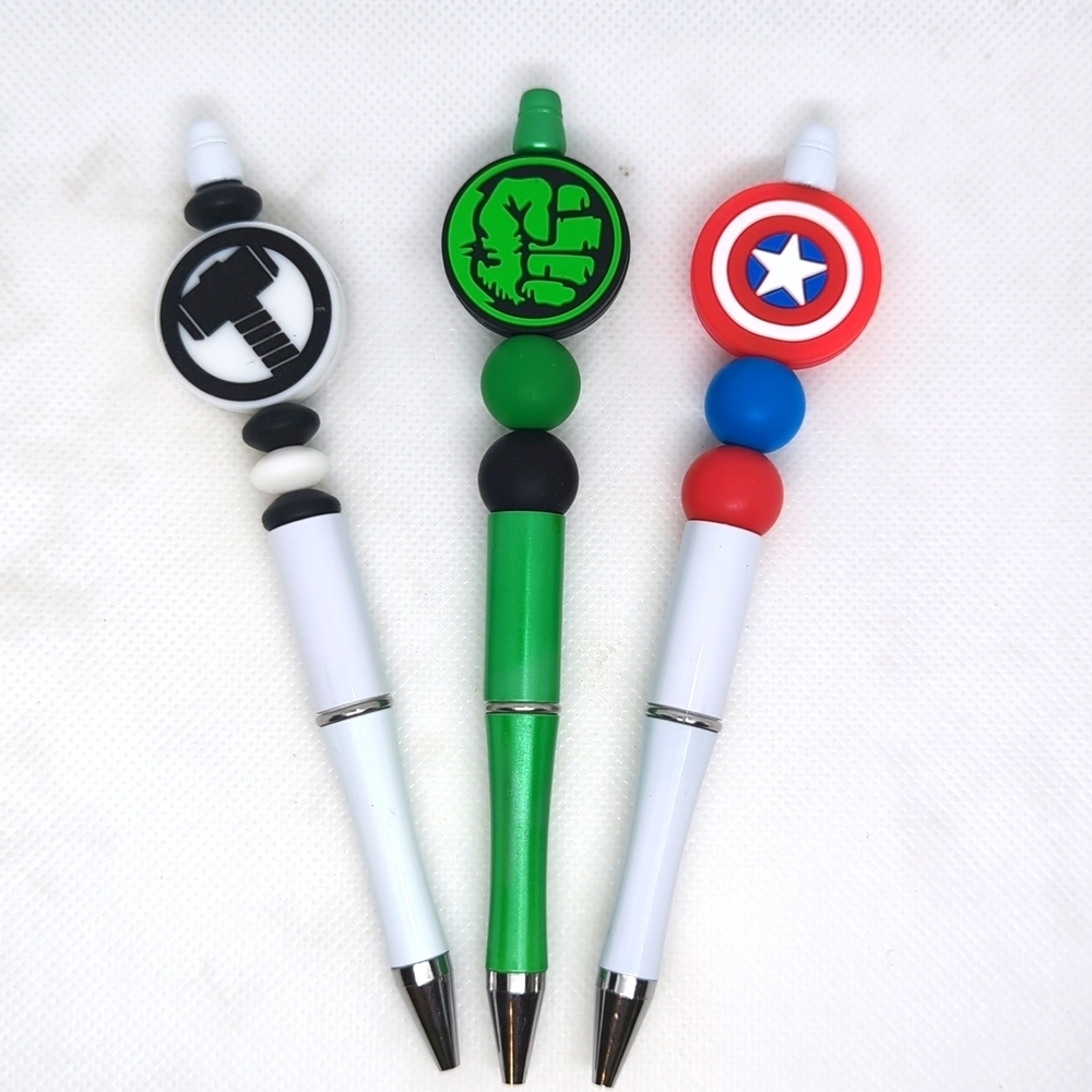 1 Marvel Superhero Pen Thor Hulk Captain America